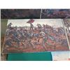 Image 10 : Qty 9 Unframed Artwork: Civil War Battles, etc Misc Sizes