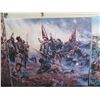 Image 5 : Qty 9 Unframed Artwork: Civil War Battles, etc Misc Sizes