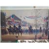 Image 4 : Qty 9 Unframed Artwork: Civil War Battles, etc Misc Sizes