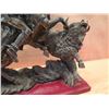 Image 6 : Liberty Bronze Collection Indian Hunting Statue (NOT Bronze - Lightweight) 11"L x 12"H