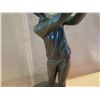 Image 3 : European Bronze Stamped Male Golfer Statue on Round Base Signed "Milo" 12"H