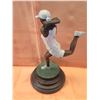 Image 5 : European Bronze Stamped Female Tennis Statue on Round Base 10"H