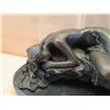 Image 2 : European Bronze Stamped Female Statue Signed "Milo"  8"x5"H