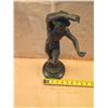 Image 9 : European Bronze Stamped Athlete Statue Signed "Duret"  15"H