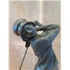 Image 2 : European Bronze Stamped Female Golfer Statue Signed "D.H.Chiparus" 18"H