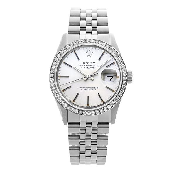 Rolex Pre-owned 36mm Mens Silver Stainless Steel