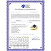 Image 2 : Genuine 1.47 ctw Sapphire & Diamond Ring 14KT Yellow Gold - REF-63X2M
