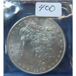 1902-O Morgan Silver Dollar BU