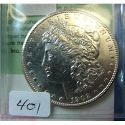 1902-O Morgan Silver Dollar BU