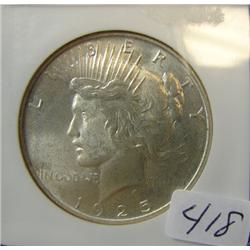 1925 Peace Silver Dollar NGC MS64