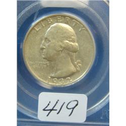1932-S Washington Quarter PCGS XF45