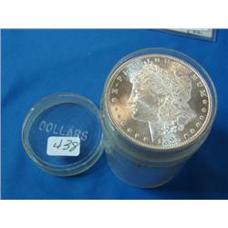 1885 20 pc. Roll Morgan Silver Dollars, really nice many 63+