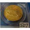 Image 2 : 1927 $20 St. Gaudens Gold Coin PCGS MS65