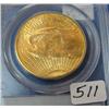 Image 2 : 1925 $20 St. Gaudens Gold Coin PCGS MS64