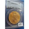 1922  $20 St. Gaudens Gold Coin PCGS MS64