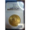 Image 1 : 1924  $20 St. Gaudens Gold Coin NGC MS64