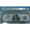 Image 1 : 1899 $5.00 Silver Certificate Fr #280 Elliot/White Mule PMG 
