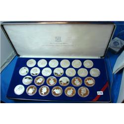 The Treasure Coins of the Caribbean 25 different Sterling Co