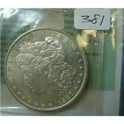 1897 Morgan Silver Dollar BU