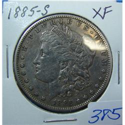 1885-S Morgan Silver Dollar XF
