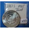 Image 2 : 1881-S Morgan Silver Dollar BU Gorgeous Toning one side