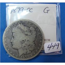 1879 Carson City Silver Dollar G