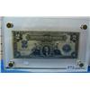 Image 1 : 1899 $2.00 Silver Certificate F - encased in Lucite