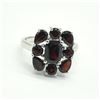 Image 2 : Silver Garnet(4.5ct) Ring