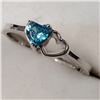 Image 1 : Silver Silver CZ Cubic Zirconia Blue