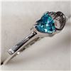 Image 2 : Silver Silver CZ Cubic Zirconia Blue