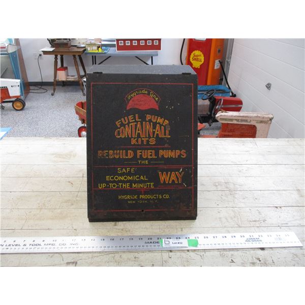 Hygrade line Fuel Pump metal display shelf - 12.5x5x15