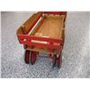 Image 3 : Airport Express kids wooden wagon - rare double wheels in back - 32x15.5