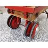 Image 4 : Airport Express kids wooden wagon - rare double wheels in back - 32x15.5
