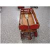 Image 7 : Airport Express kids wooden wagon - rare double wheels in back - 32x15.5