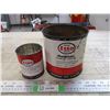 Image 2 : (2) Esso Grease Tins - 1lb + 5lb