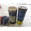 Image 3 : (2) Tire patch tin containers