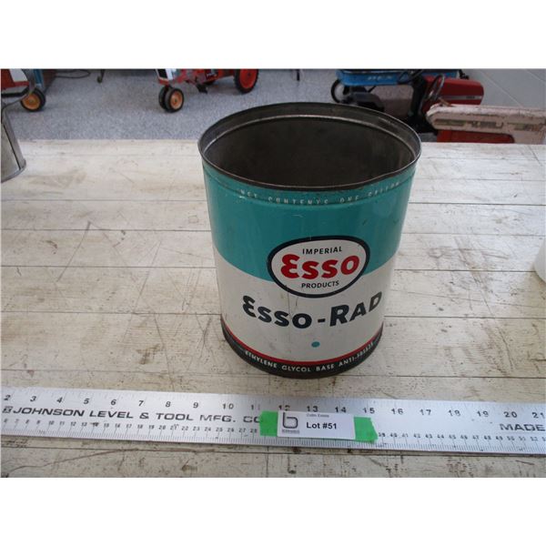 Esso-Rad tin - Antifreeze