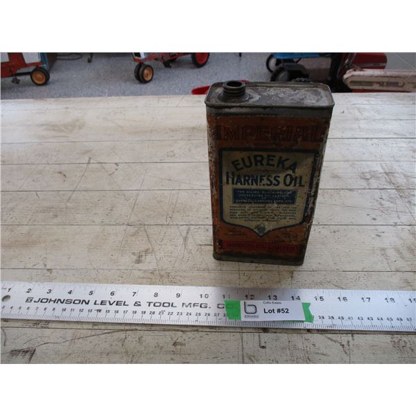 Imperial Eureka Harness oil tin (no cap)