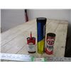 Image 1 : Unitol Grease tube (unopened) + Esso handy oil tin + STP gas treatment tin