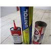 Image 3 : Unitol Grease tube (unopened) + Esso handy oil tin + STP gas treatment tin