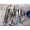 Image 2 : (5) Grease guns + (1) Esso tin