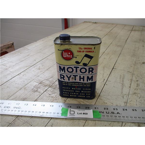 Whiz Motor Rhythm tin - with contents