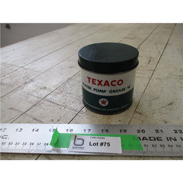 Texaco Water Pump Grease W tin - with contents