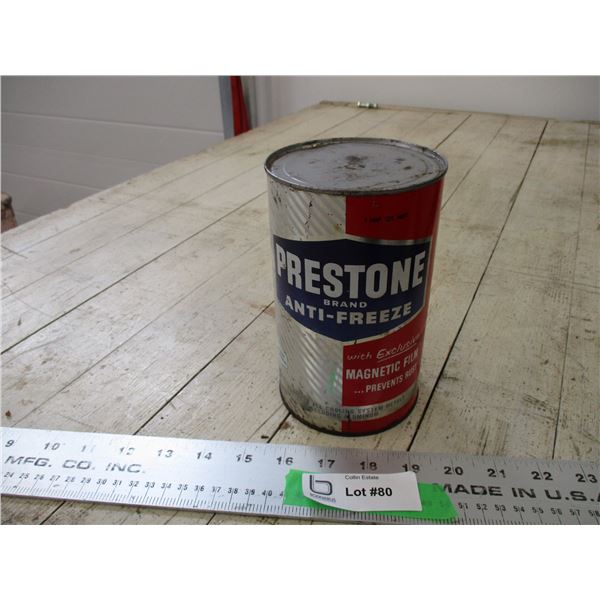 Prestone antifreeze can