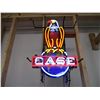 Image 1 : Neon Case Eagle clock - 24" tall - working
