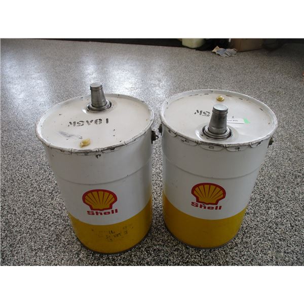 (2) Shell Oil - 5 gallon cans