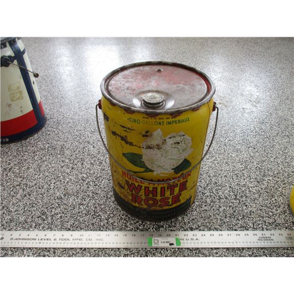 White Rose Motor Oil - 5 gallon can