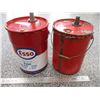 Image 4 : (2) Esso pails