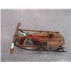 Image 1 : Radio brand wooden sleigh - 31" long