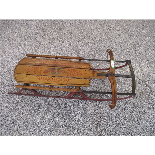 Flexible Flyer wooden sleigh - 44" long